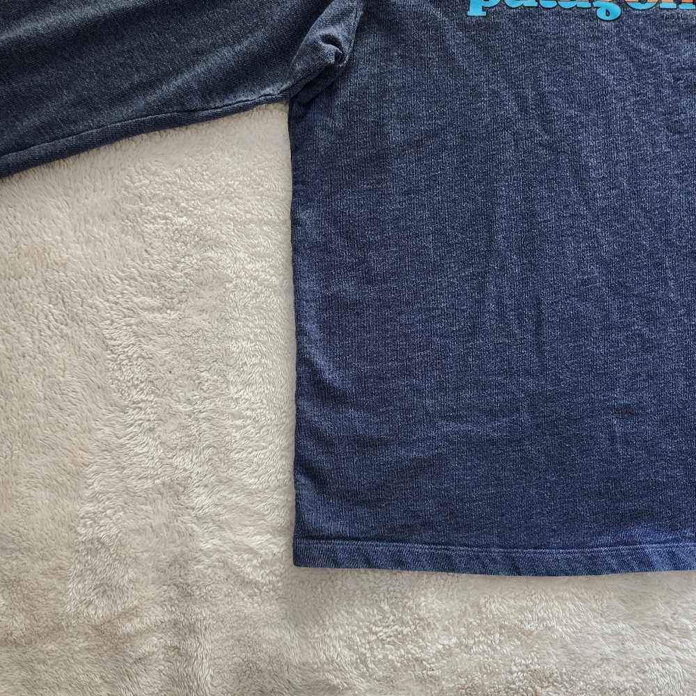 Patagonia Nightfall Fitz Roy Lightweight Crew Sweatshirt, Men's Medium - Navy - Picture 2 of 12